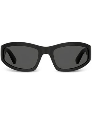 Moschino Rectanglular Full-Rim Sunglasses - Black