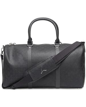 Nike Maleta con monograma y parche - Negro