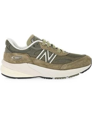 New Balance 990 Suede Sneakers - Green