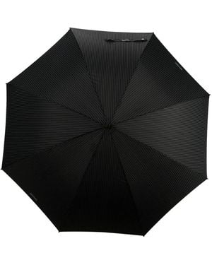 Moschino Ombrello A Righe - Nero