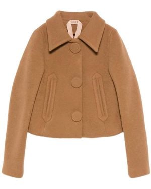 N°21 Wool Blend Jacket - Brown