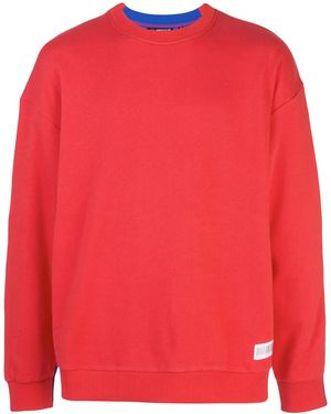 Mostly Heard Rarely Seen Fanatic Crew Neck Sweatshirt - Red