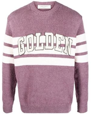 Golden Goose Journey University Sweater - Purple