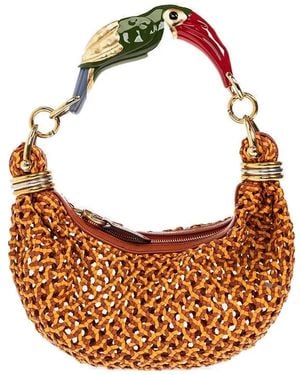 Chloé Woven Leather Tote Bag - Brown