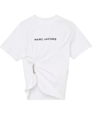 Marc Jacobs Pop J Marc Logo-Print T-Shirt - White