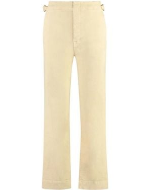Mother The Cinch Greaser Trousers - Natural