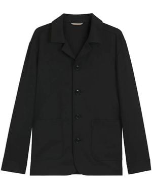BOSS Buttoned Patch-Pocket Jacket - Black