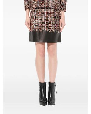 McQueen Tweed Mini Skirt - Multicolour