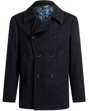 Etro ピーコート - ブルー