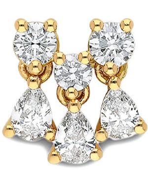 Delfina Delettrez 18K Dancing Diamonds Earring - White