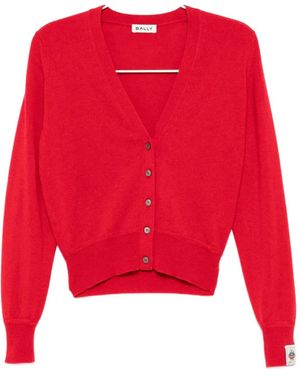Bally Cardigan Aus Kaschmir - Rot