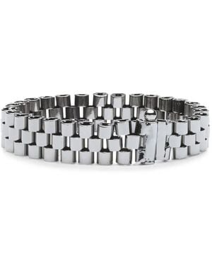 Sharra Pagano On Time Link-Chain Bracelet - White