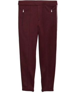Prada Hose Mit Streifen - Lila