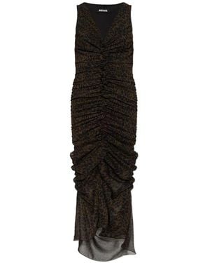 ROTATE BIRGER CHRISTENSEN Animal Print Dress - Black