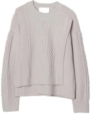 3.1 Phillip Lim Jersey de punto de ochos - Gris