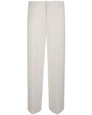PT Torino Straight-Leg Tailored Pants - White