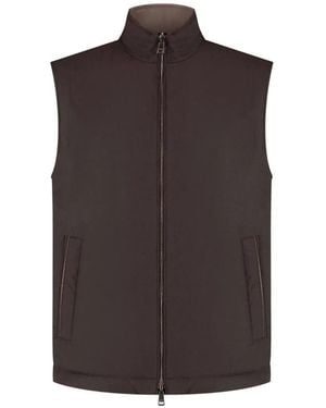 Paul & Shark Zip-Up Gilet - Brown