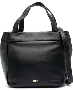 DKNY Crossbodytas Met Logoplakkaat - Zwart