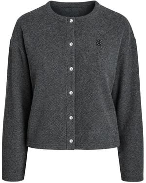 DKNY Buttoned Cardigan - Black