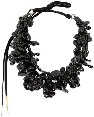 Dries Van Noten Embellished necklace - Negro