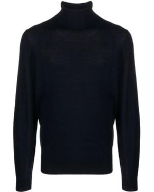 Fursac Roll-Neck Wool Jumper - Blue