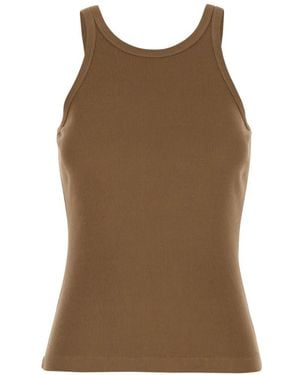 Jucca Ribbed Top - Brown