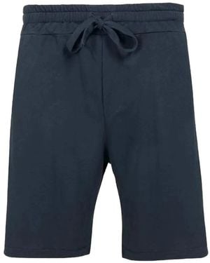 Crossley Drawstring-Waist Shorts - Blue