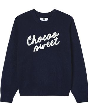 Chocoolate Pullover Mit Stickerei - Blau
