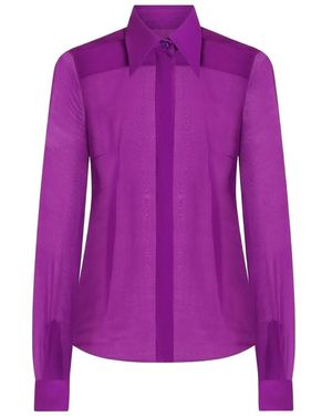 Dolce & Gabbana Silk Shirt - Purple
