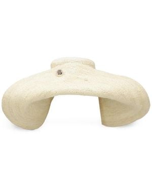 Gigi Burris Millinery Cleo Floppy Wide-Brim Hat - Natural