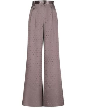 ANDAMANE Nathalie Crystal Wide Pants - Brown