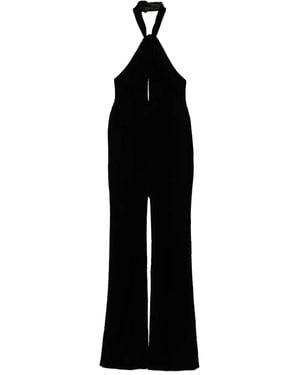 Tom Ford Twist-Front Jumpsuit - Black