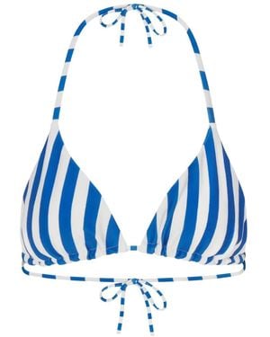 Simon Miller Bwai Striped Bikini Top - Blue