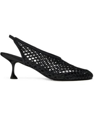 Proenza Schouler Woven Slingback Court Shoes - Black
