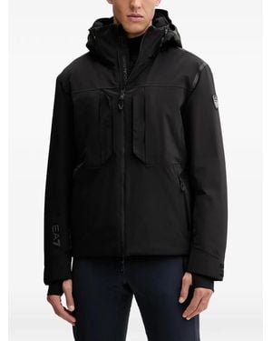 EA7 Hooded Ski Jacket - Black