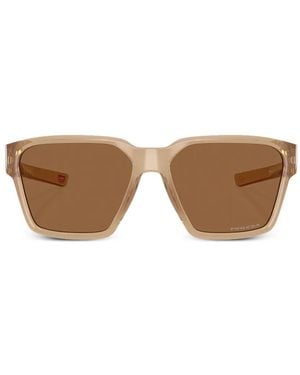 Oakley Briza Rectangle-Frame Sunglasses - Natural