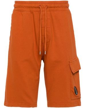 C.P. Company Shorts Con Applicazione - Arancione