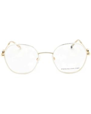 Tommy Hilfiger Geometric-Frame Glasses - White