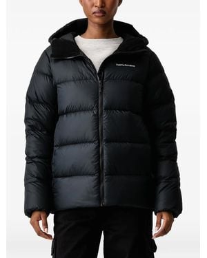 Peak Performance Frost Hooded Quilted Jacket - Black