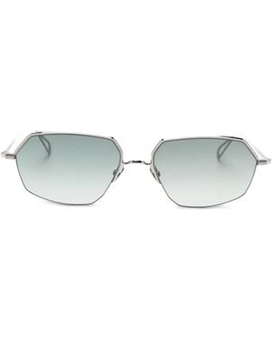 Ahlem Bagnolet Geometric-Frame Sunglasses - Metallic