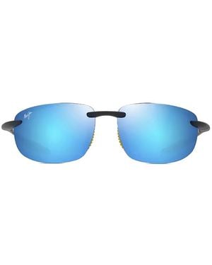 Maui Jim Ho'Okipa Ultra Rectangle-Frame Sunglasses - Blue
