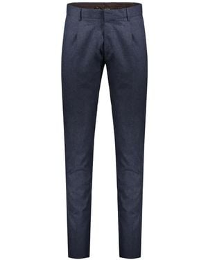 Moorer Montale-Fsr Slim-Fit Tailored Pants - Blue