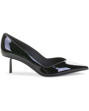 Le Silla Pointed-Toe Heeled Pumps - Black