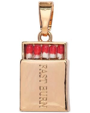 Crystal Haze Jewelry Fast Burn Romance Pendant - Metallic