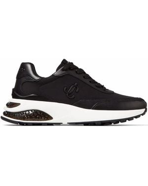 Jimmy Choo Memphis Lace-Up Trainers - Black