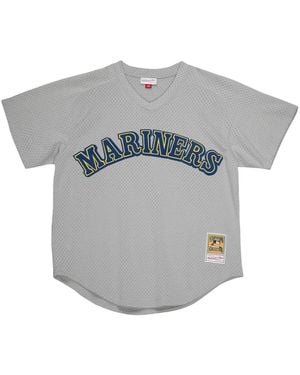 Mitchell & Ness Mlb Mariners 1989 Ken Griffey Jr T-Shirt - Grey