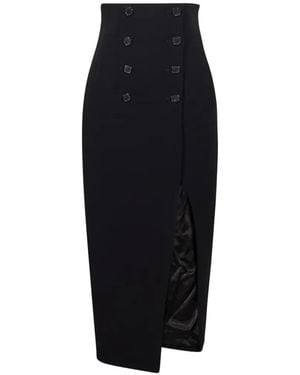 KHAITE Luiza Skirt - Black