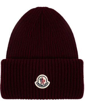 Moncler Logo Hat - Red