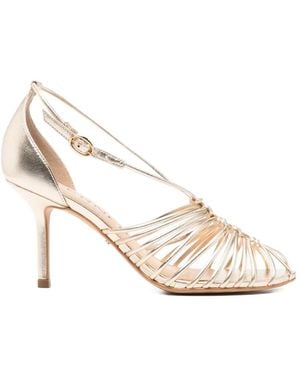 Werner Strappy Cage Sandals - White