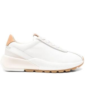 Geox Metropoli Sneakers Mit Mesh-Einsätzen - Weiß